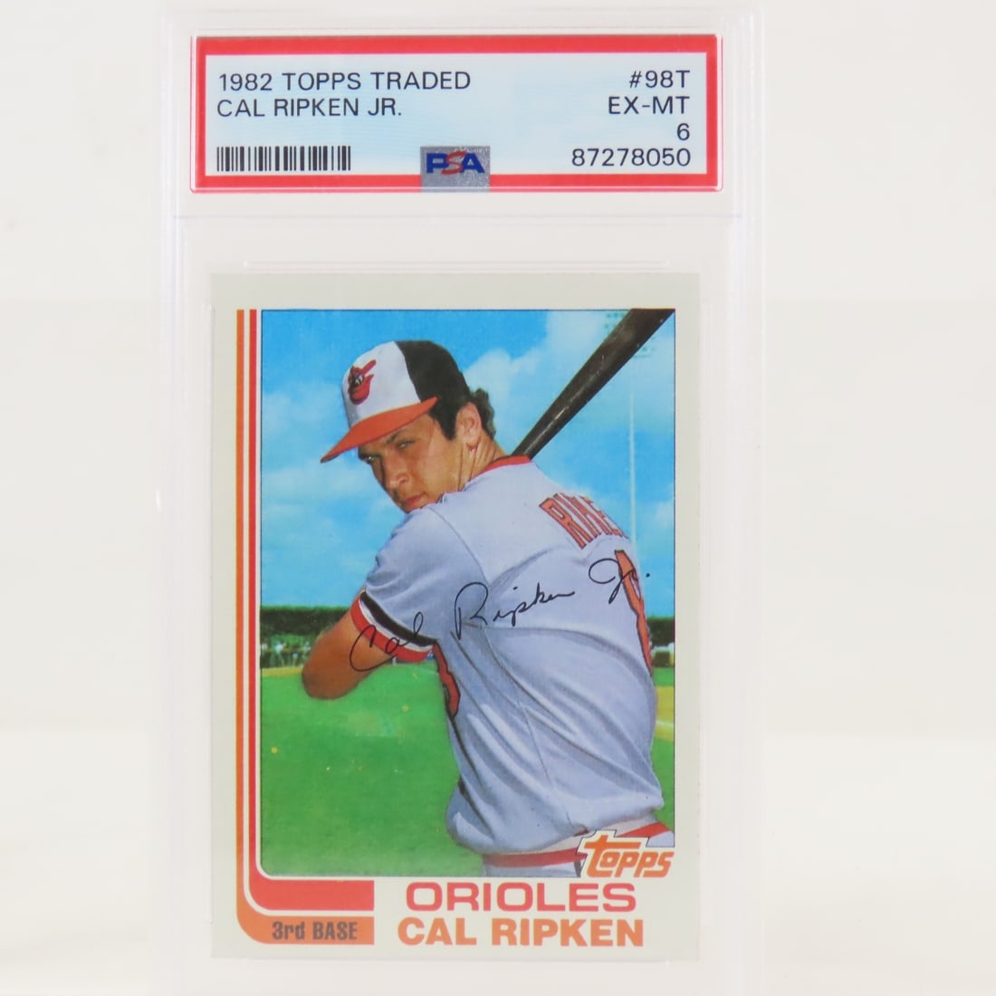 2 1982 Topps Traded Cal Ripken Jr #98T PSA 6 EX-MT - 4