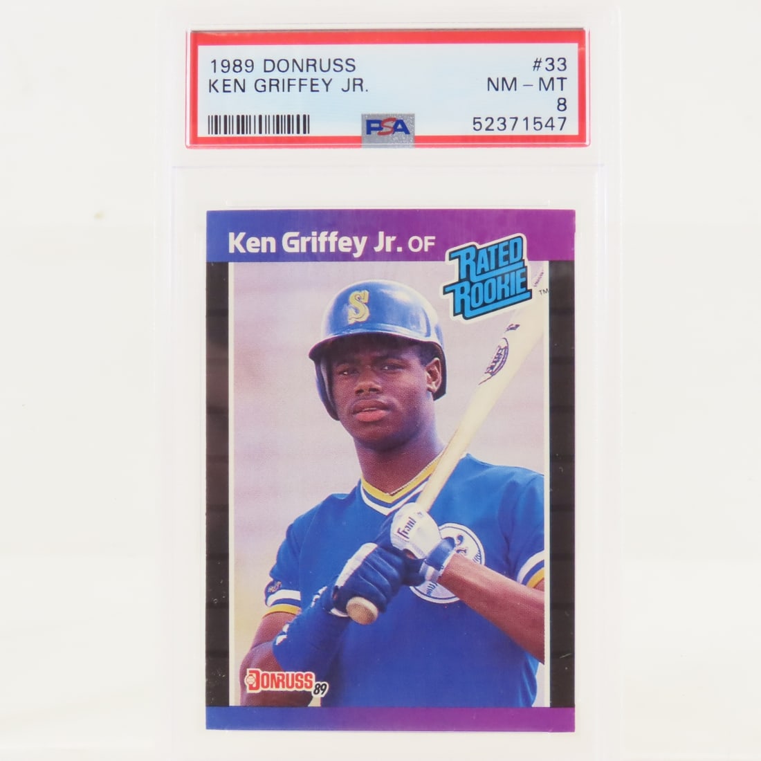 3 1989 Donruss Ken Griffey Jr PSA Graded Rookies - 2
