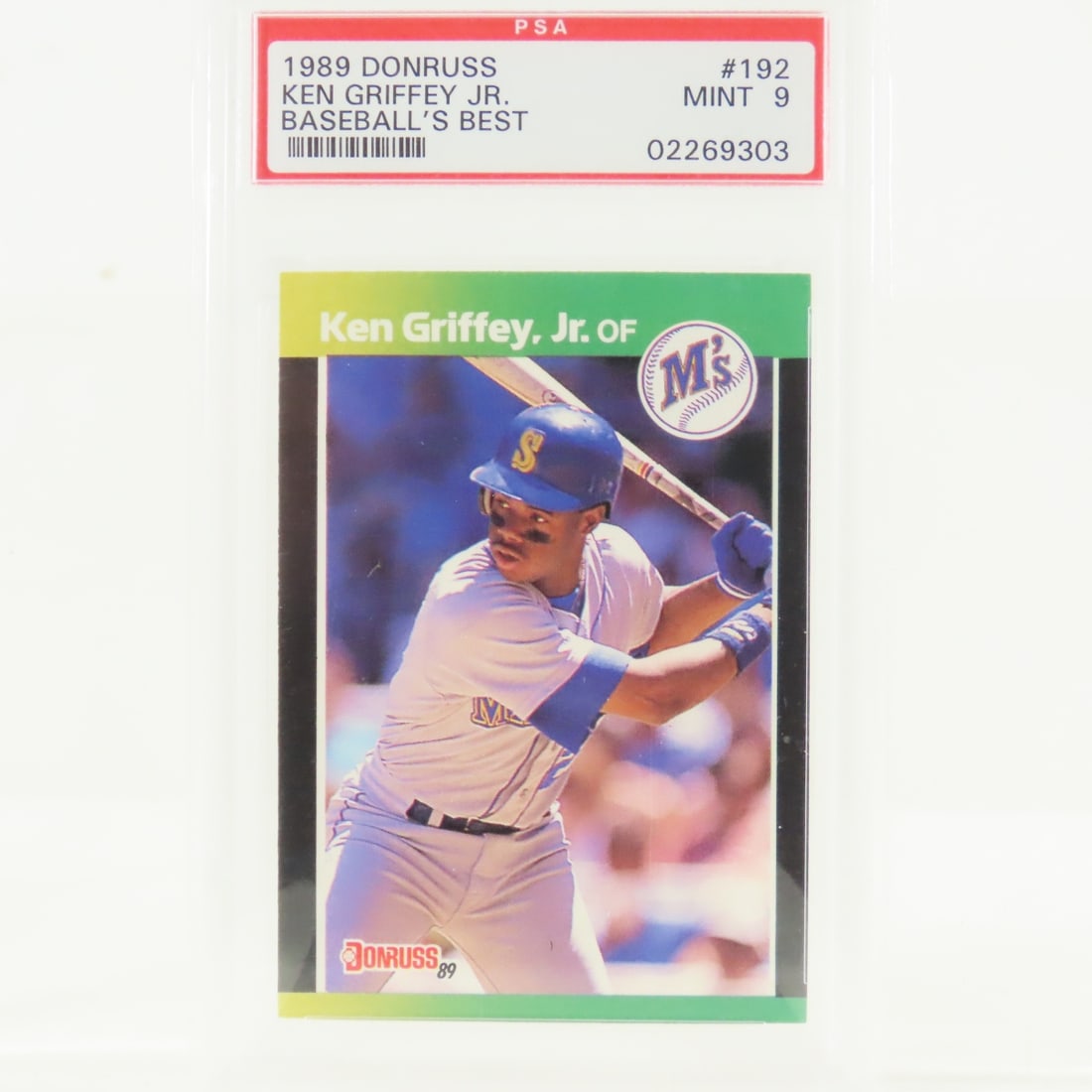3 1989 Donruss Ken Griffey Jr PSA Graded Rookies - 4