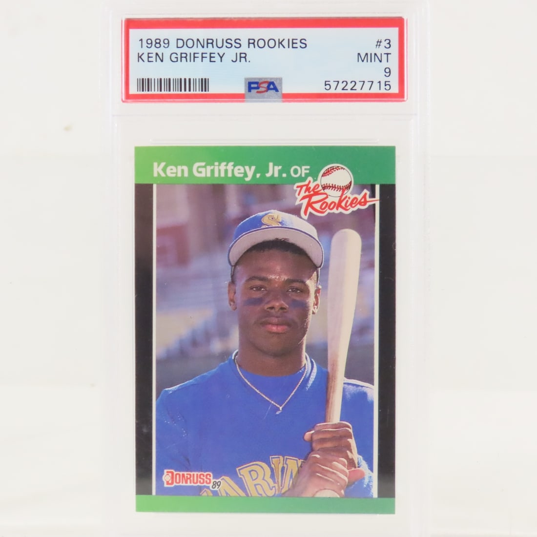 3 1989 Donruss Ken Griffey Jr PSA Graded Rookies - 6