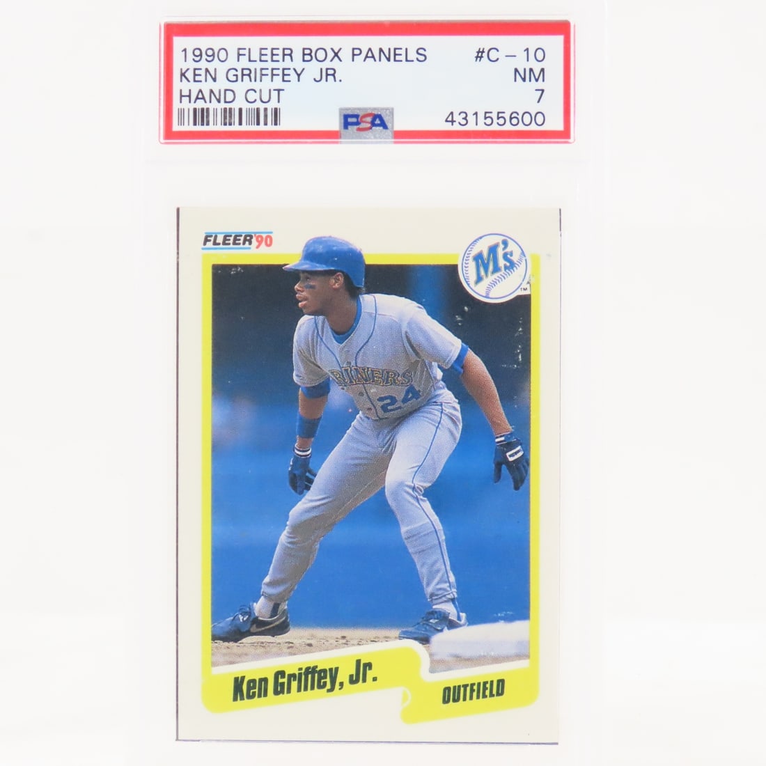 2 1990 Fleer Box Panels Ken Griffey Jr #C-10 PSA 7 - 4