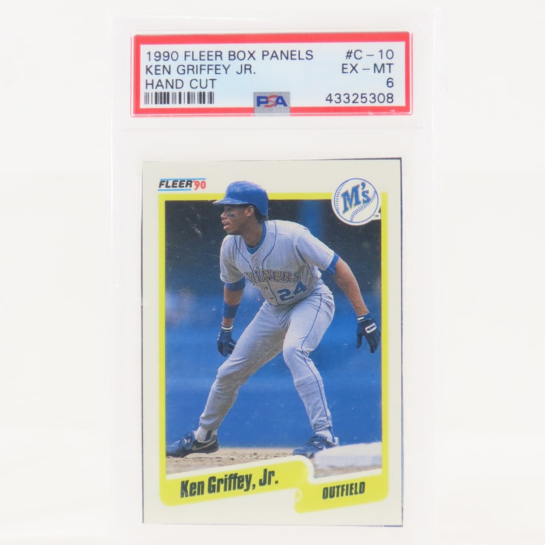 3 1990 Fleer Box Panels Ken Griffey Jr #C-10 PSA 6 - 2