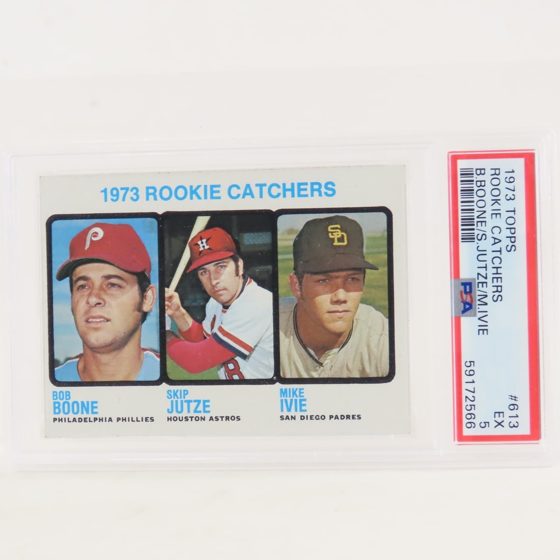4 PSA Graded Bob Boone Cards 1973-1988 - 2