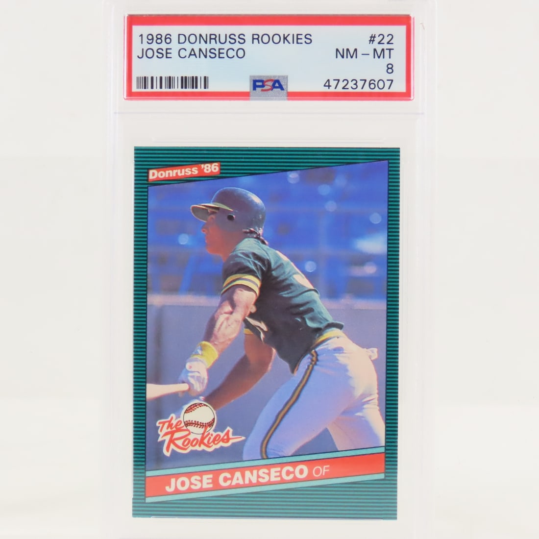 2 1986 Jose Canseco Rookie PSA Graded Cards - 2