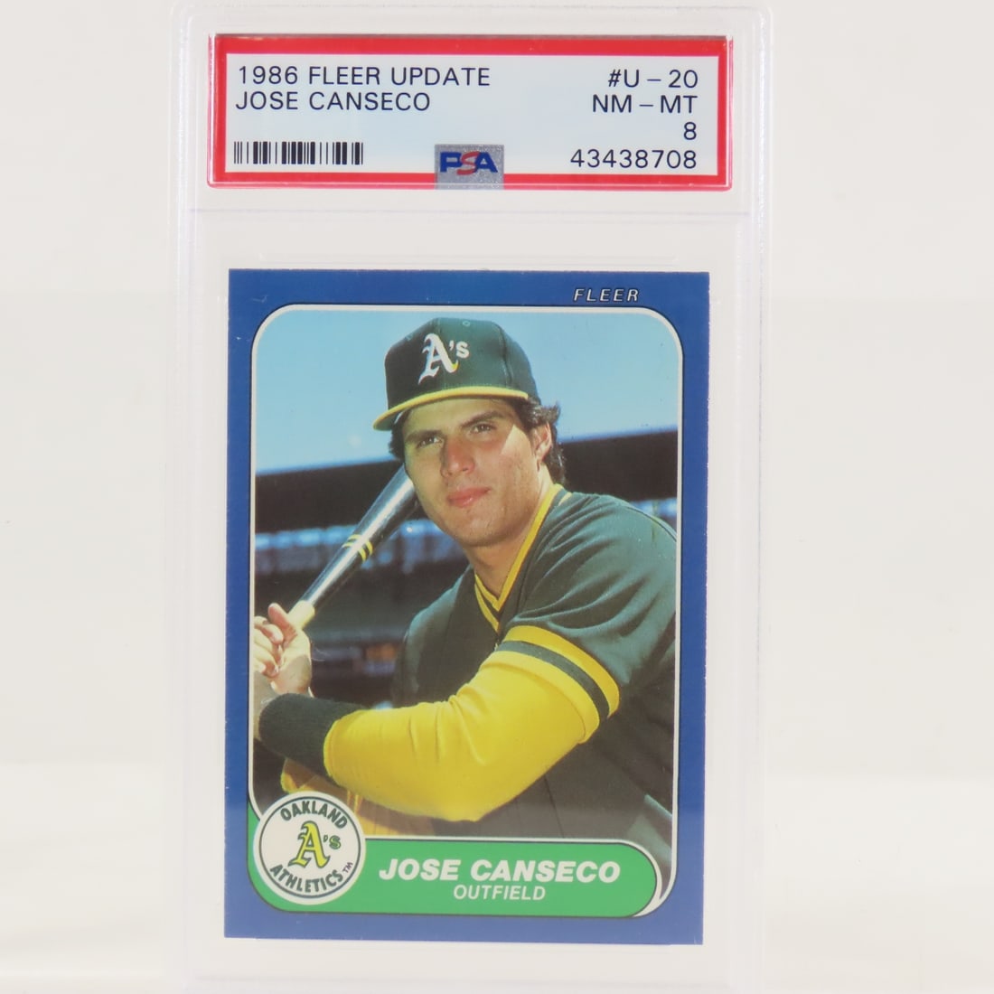 2 1986 Jose Canseco Rookie PSA Graded Cards - 4