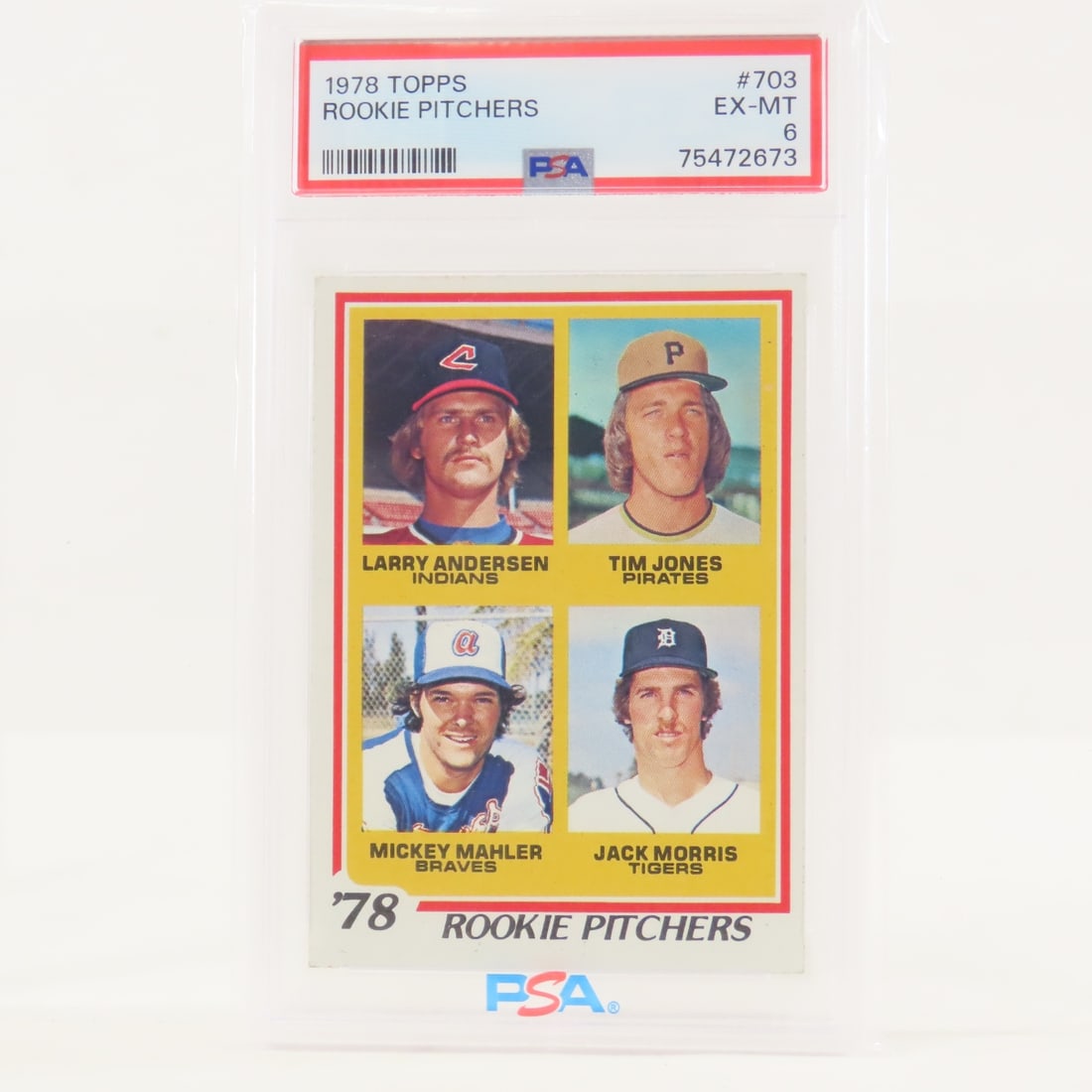 3 PSA Graded 1978 Topps Rookie Group Cards - 2