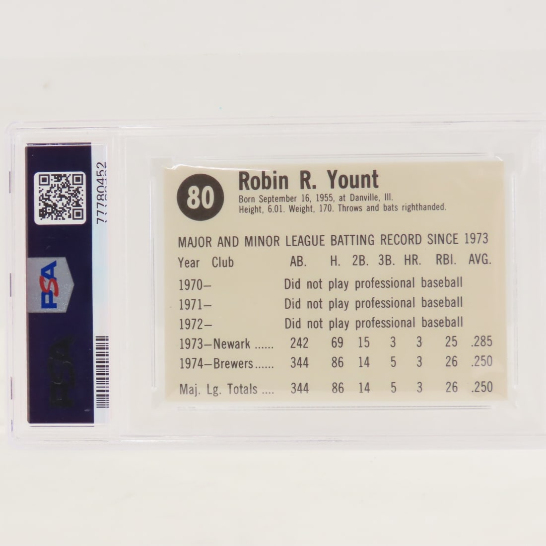 1975 Hostess Robin Yount & Carlton Fisk PSA & more - 5