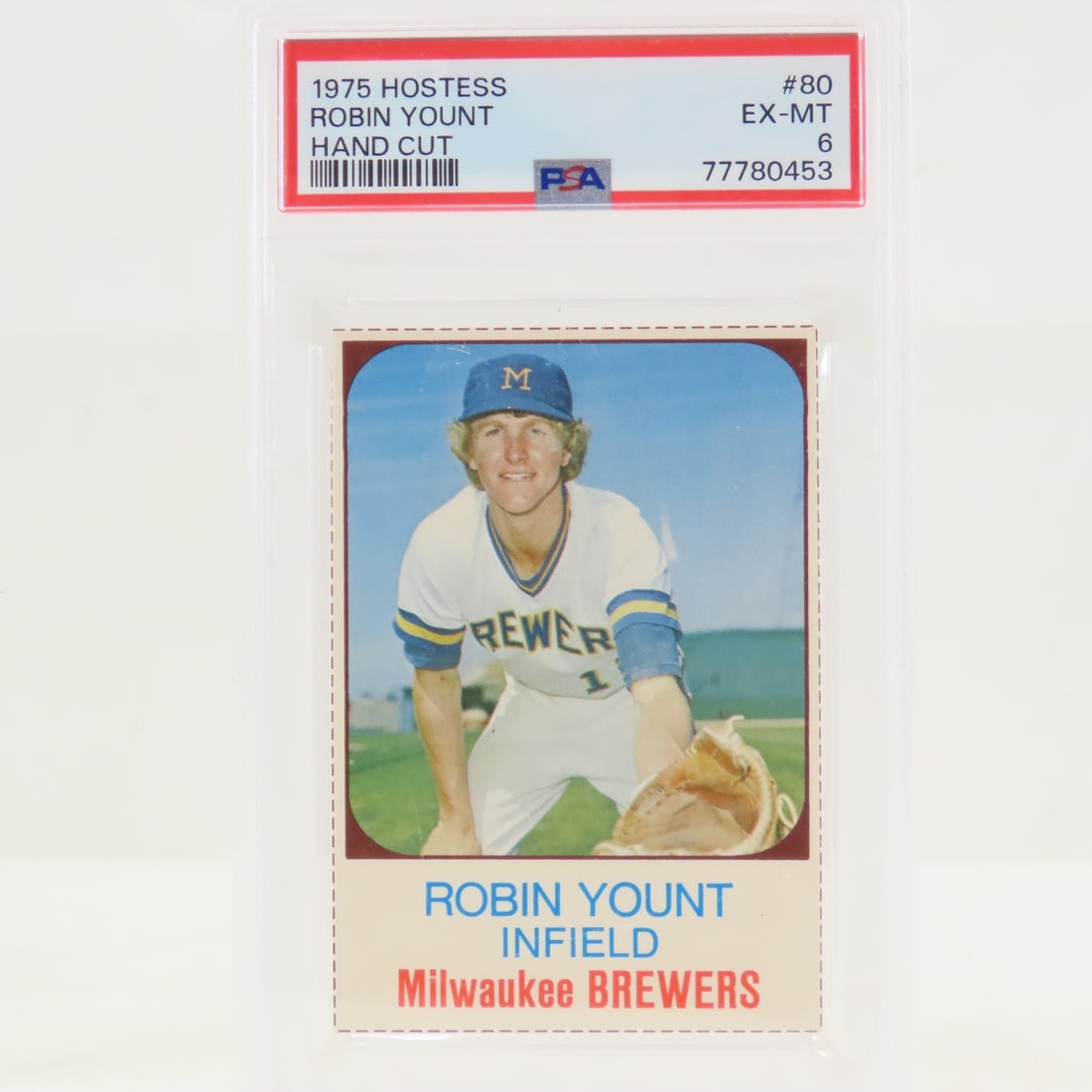 3 1975 Hostess Robin Yount #80 PSA 6 & 7 - 4