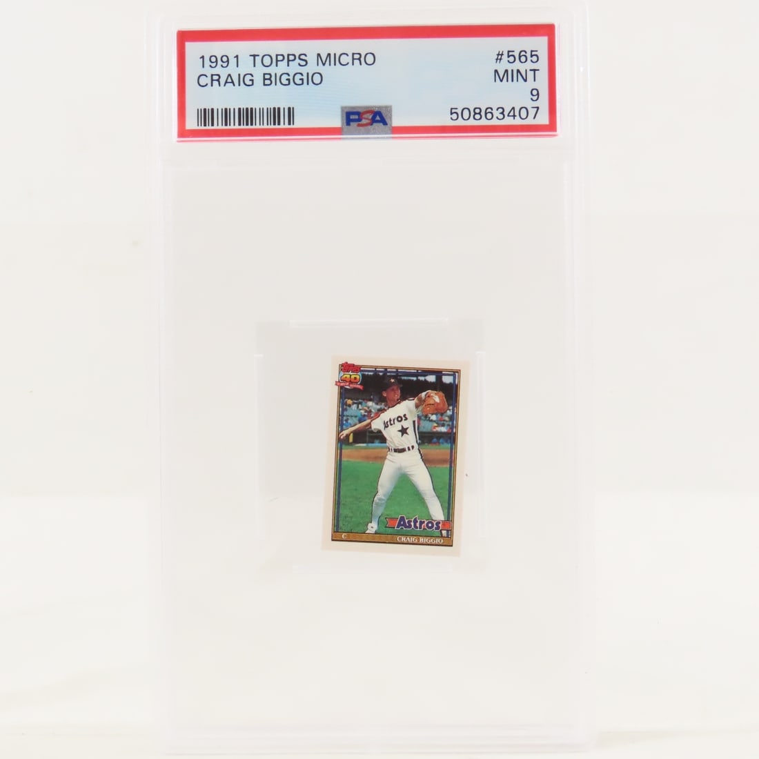 3 1991 Topps Micro Cards all PSA 9 MINT - 2