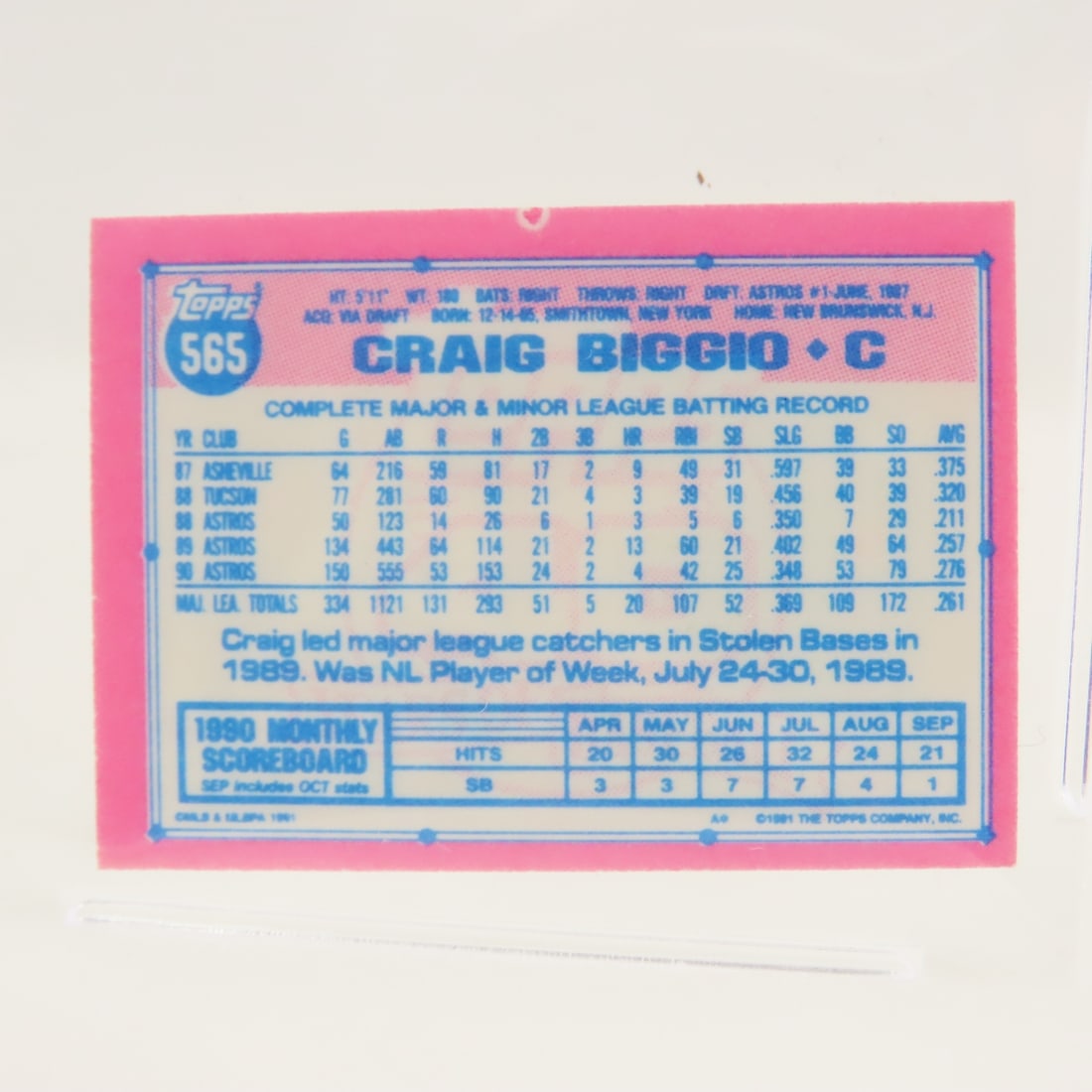 3 1991 Topps Micro Cards all PSA 9 MINT - 5