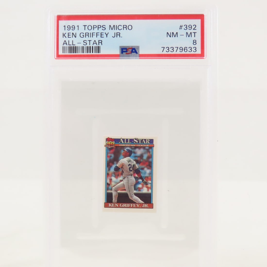 4 PSA Graded 1991 & 1992 Topps Micro Cards - 10