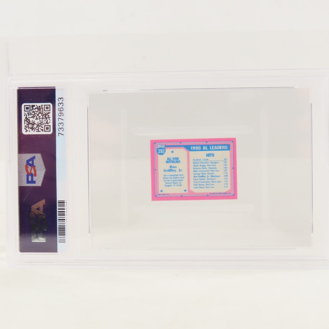 4 PSA Graded 1991 & 1992 Topps Micro Cards - 12
