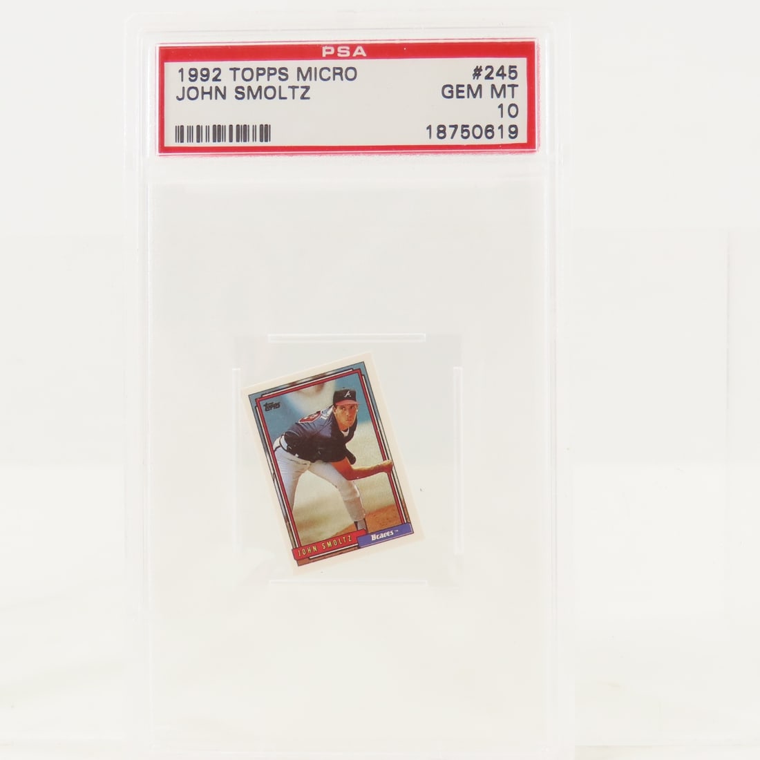 4 PSA Graded 1991 & 1992 Topps Micro Cards - 2
