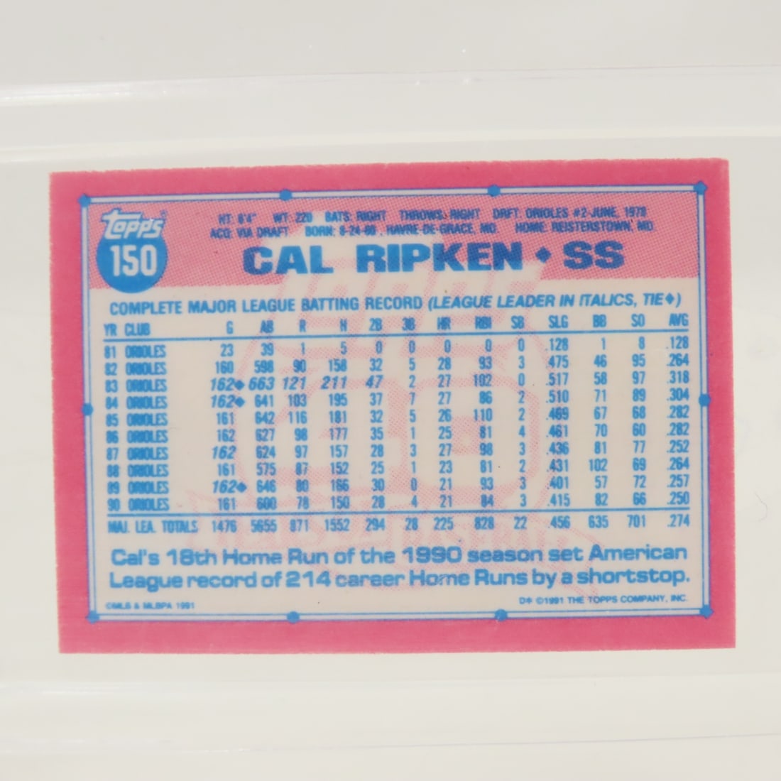 4 PSA Graded 1991 & 1992 Topps Micro Cards - 9