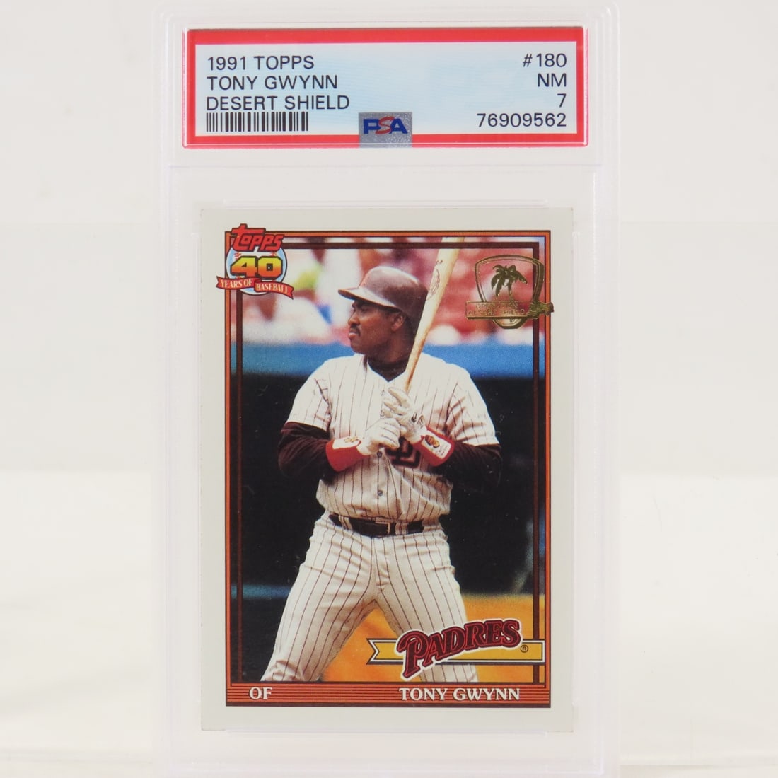 3 PSA 1991 Topps Desert Shield Baseball cards - 4