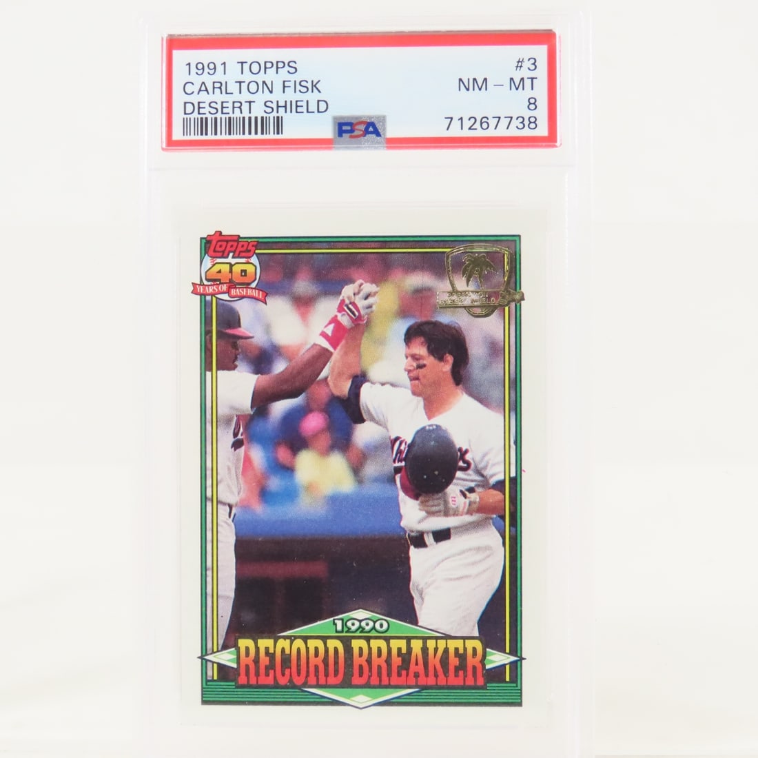 4 PSA 1991 Topps Desert Shield Baseball cards - 2