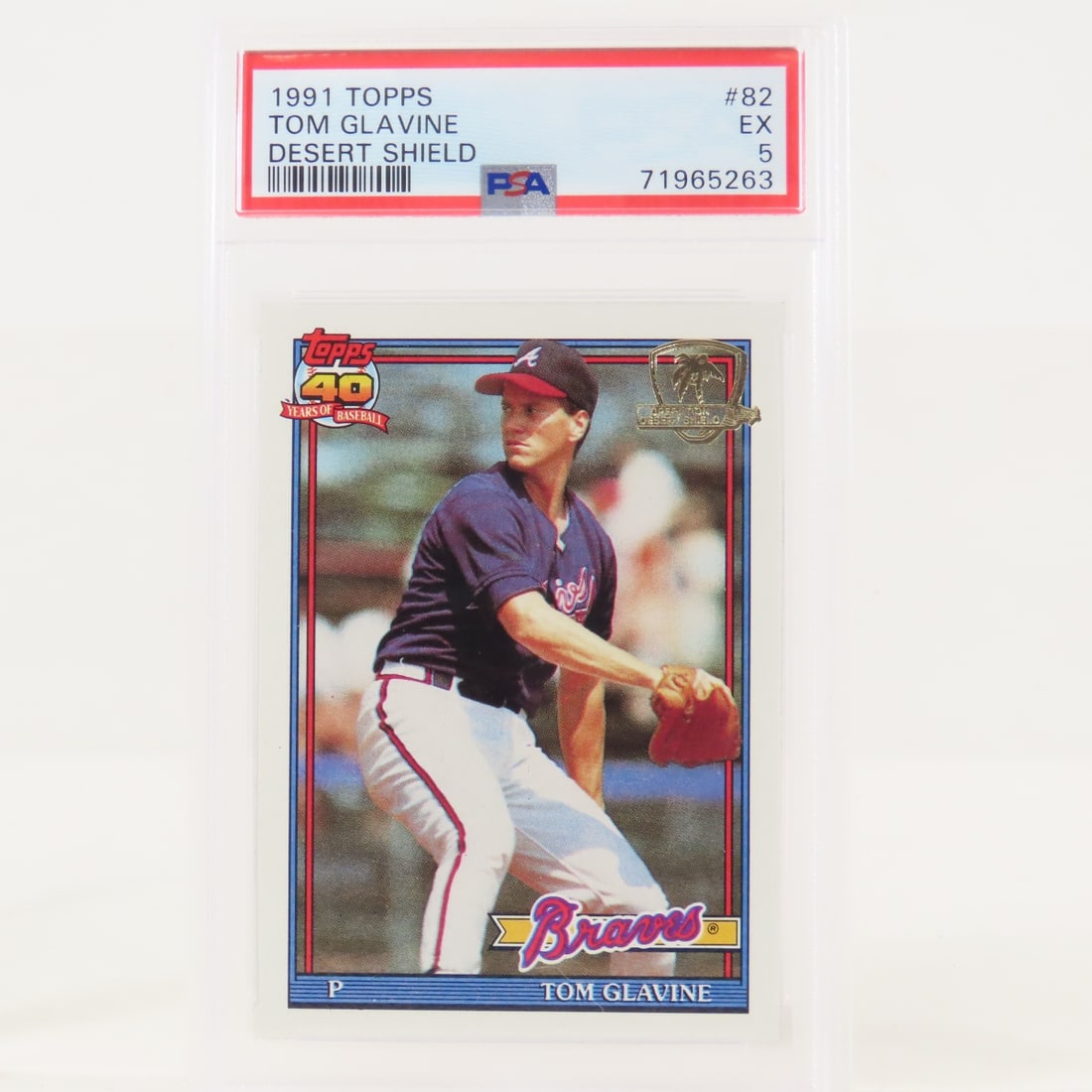 4 PSA 1991 Topps Desert Shield Baseball cards - 6