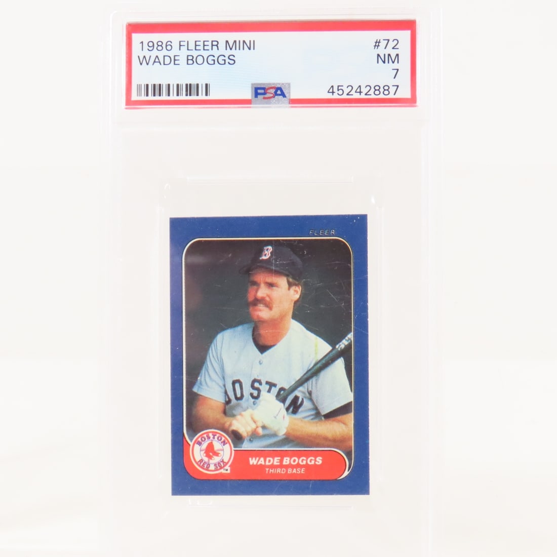 4 PSA Graded Wade Boggs Cards 1986-1990 - 2