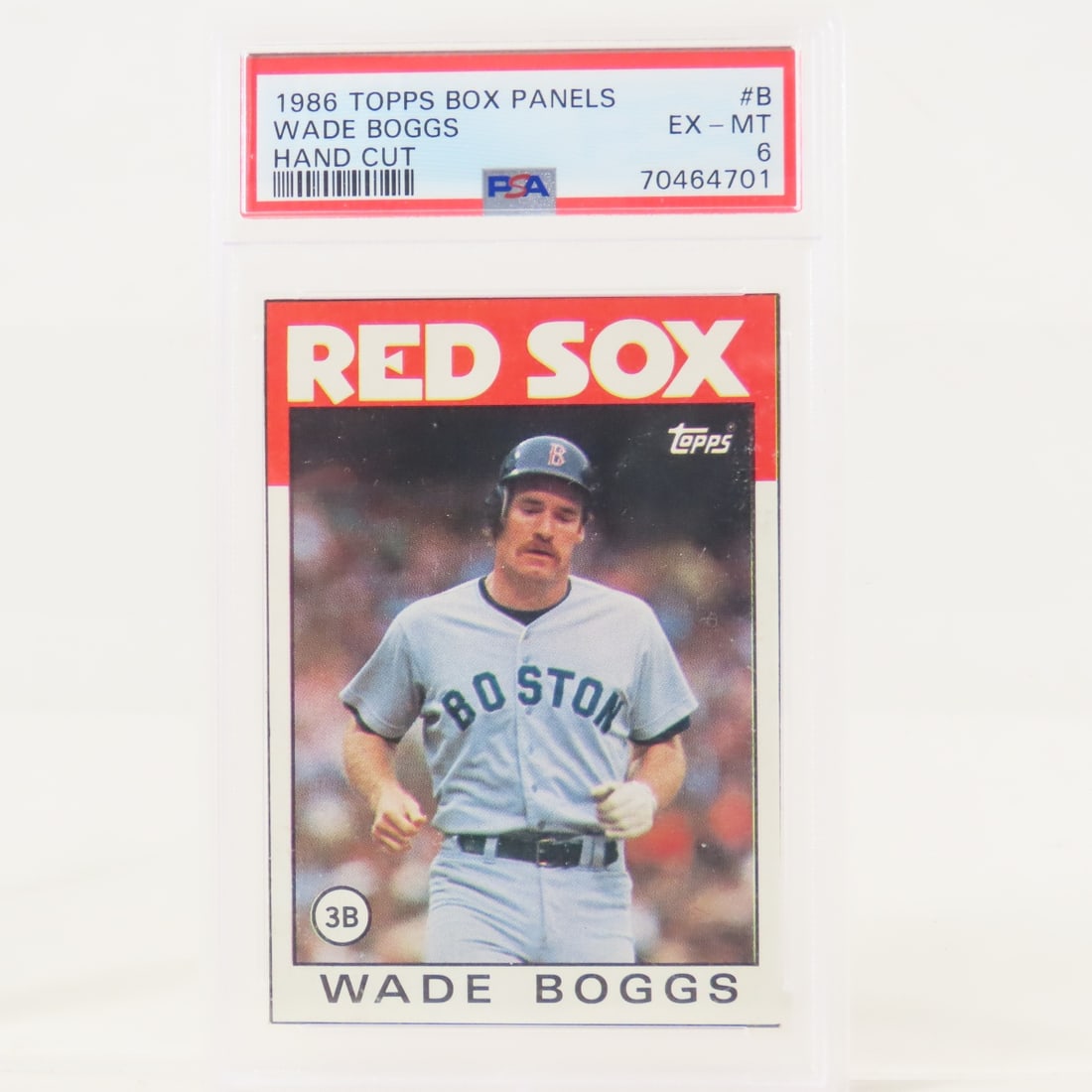 4 PSA Graded Wade Boggs Cards 1986-1990 - 8