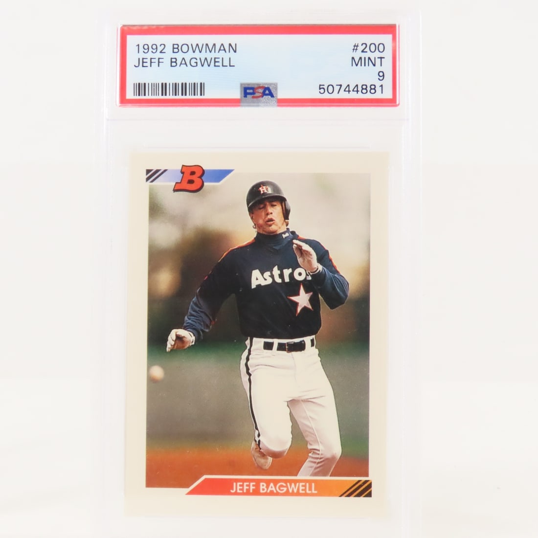 3 PSA Graded Jeff Bagwell Cards 1991 RC-1992 PSA 9 - 4