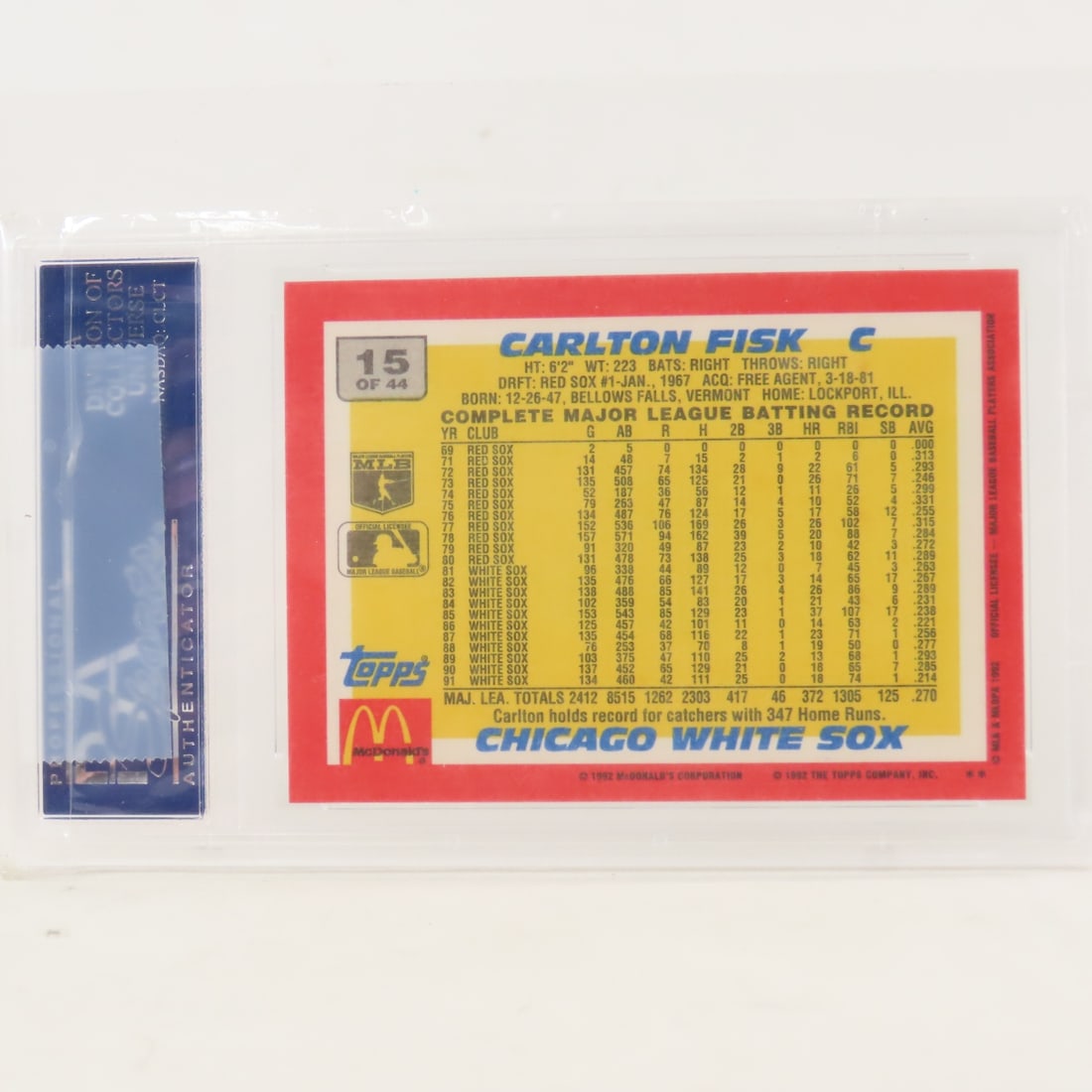 4 PSA 9 Graded Baseball Cards 1991 & 1992 - 5