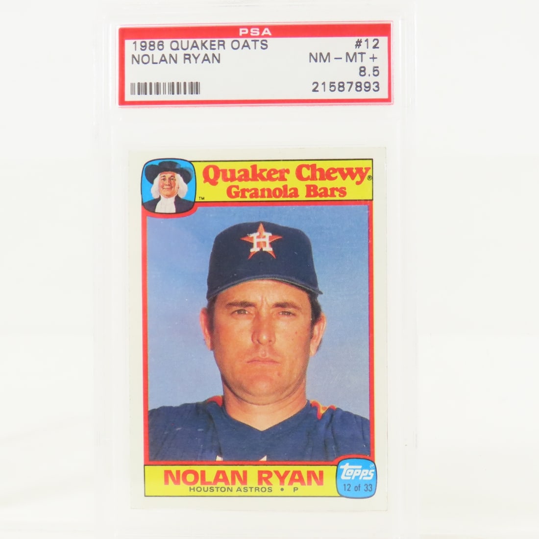 7 PSA 8 Graded Baseball Cards 1986 - 1991 - 2
