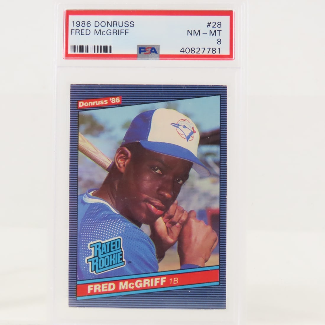 7 PSA 8 Graded Baseball Cards 1986 - 1991 - 4