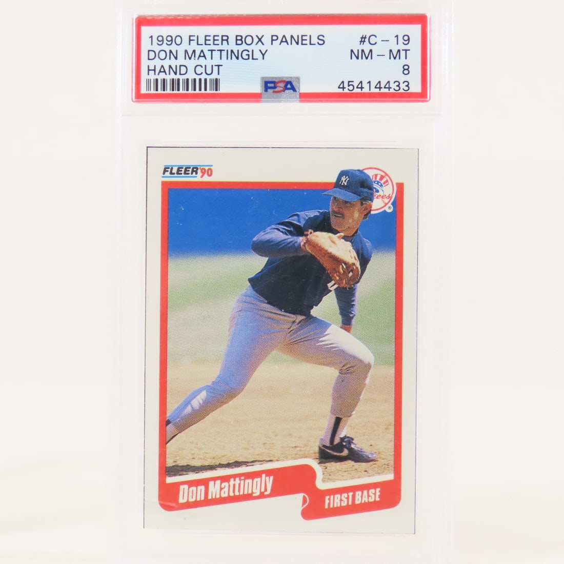 7 PSA 8 Graded Baseball Cards 1986 - 1991 - 8