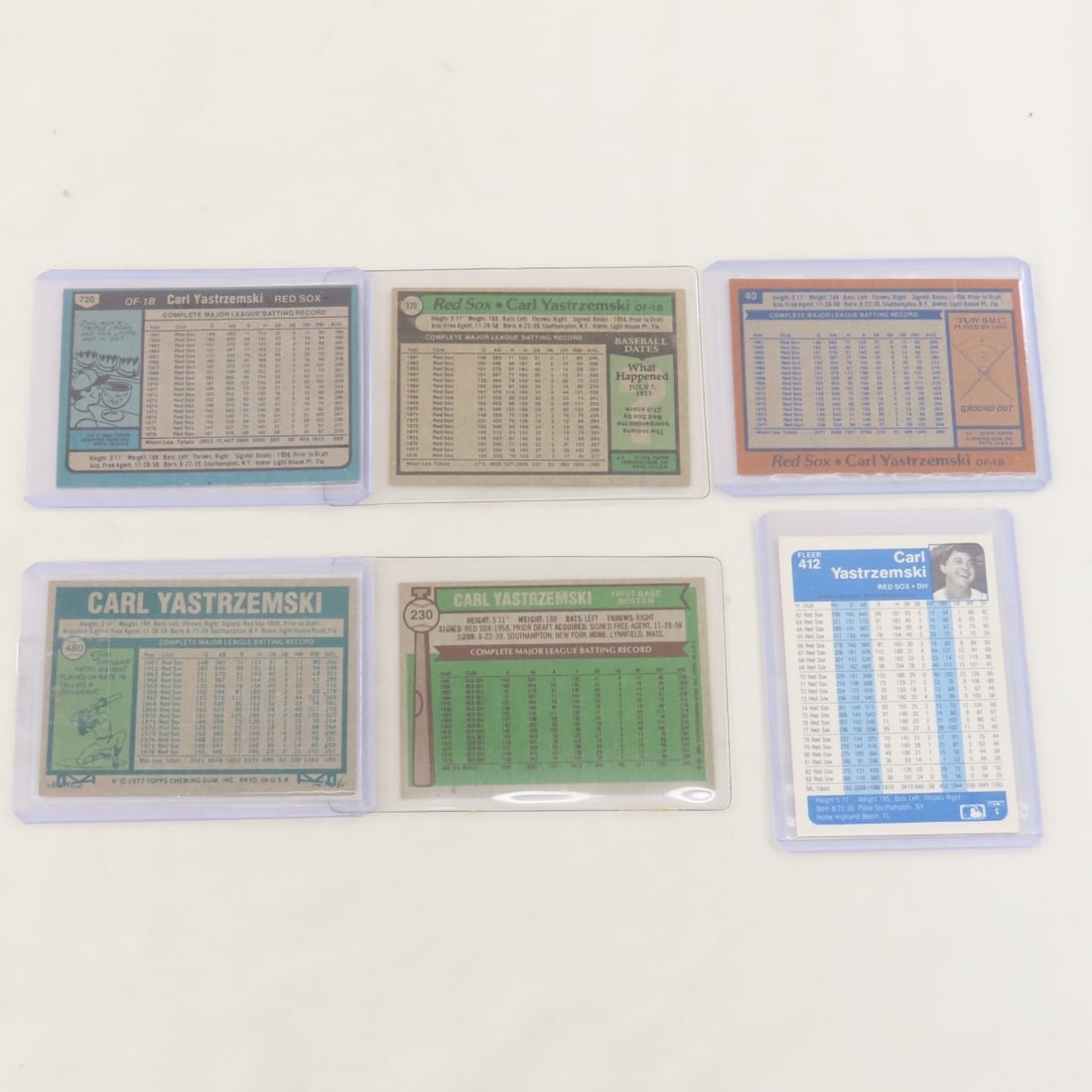 26 1960s-1980s Carl Yastrzemski Baseball Cards - 5