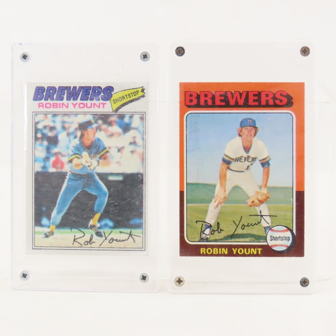 13 Robin Yount Baseball Cards including Rookie - 2