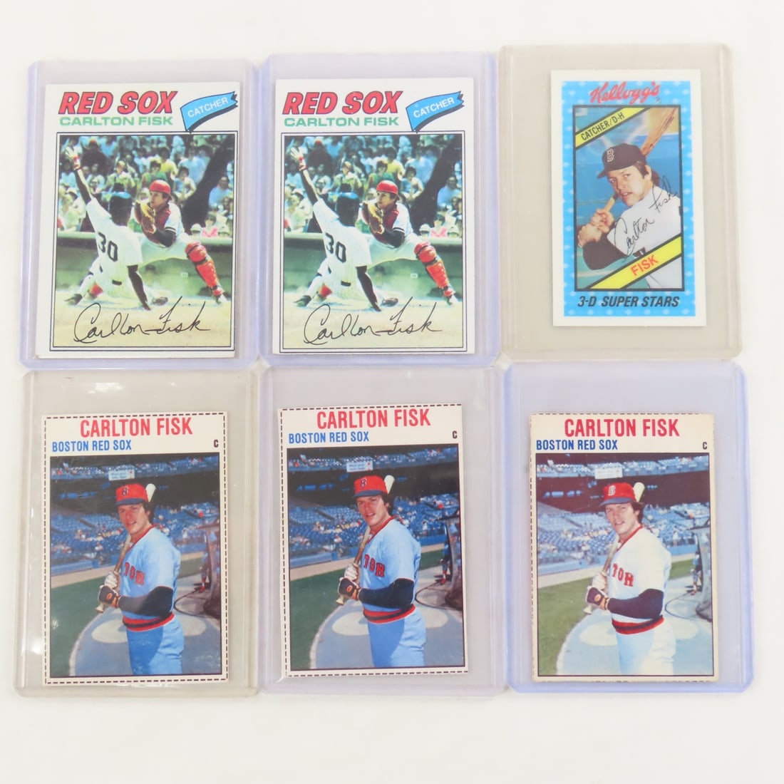 25 1970s Carlton Fisk Baseball Cards with Rookie - 8