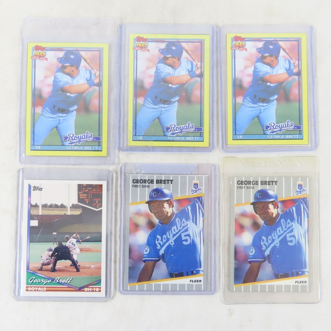 35+ 1970s - 90s George Brett Baseball Cards - 6