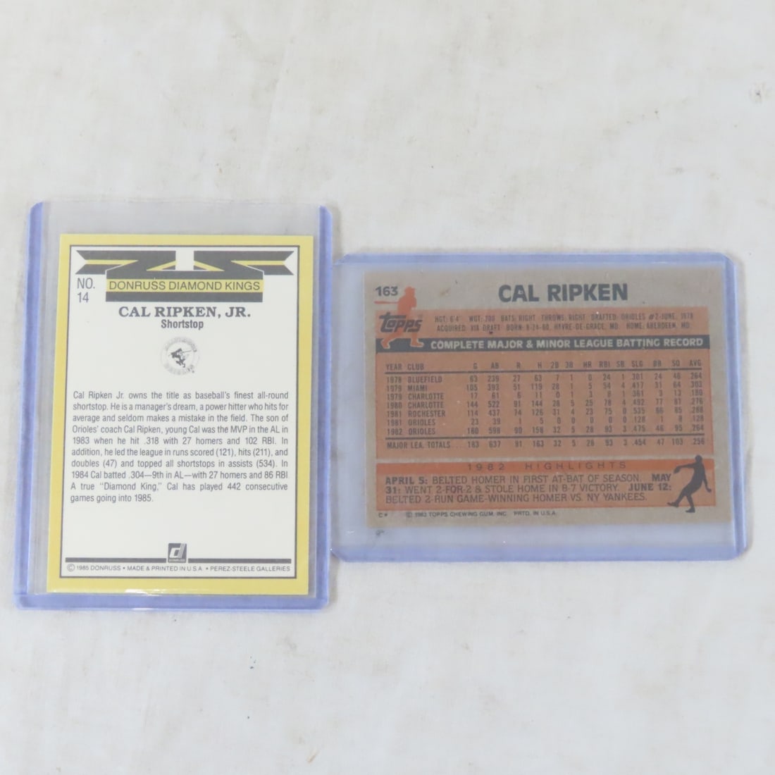 24 Cal Ripken Jr Baseball Cards including Rookies - 12