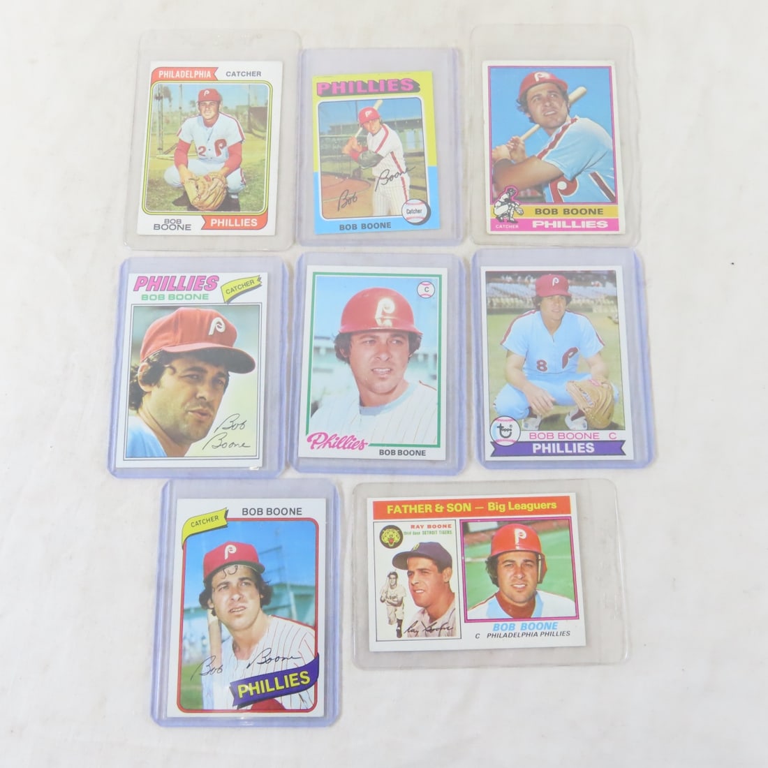 70+ Bob Boone 1970s & 80s Baseball Cards - 2