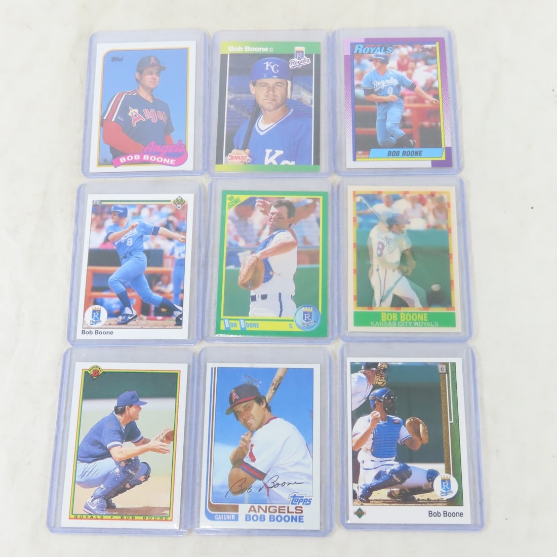 70+ Bob Boone 1970s & 80s Baseball Cards - 5