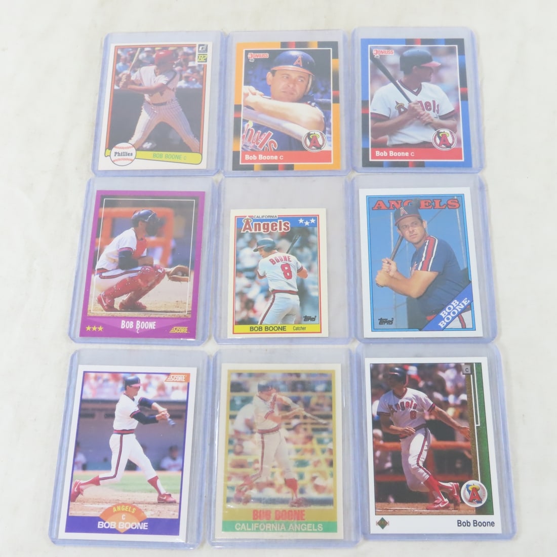 70+ Bob Boone 1970s & 80s Baseball Cards - 7