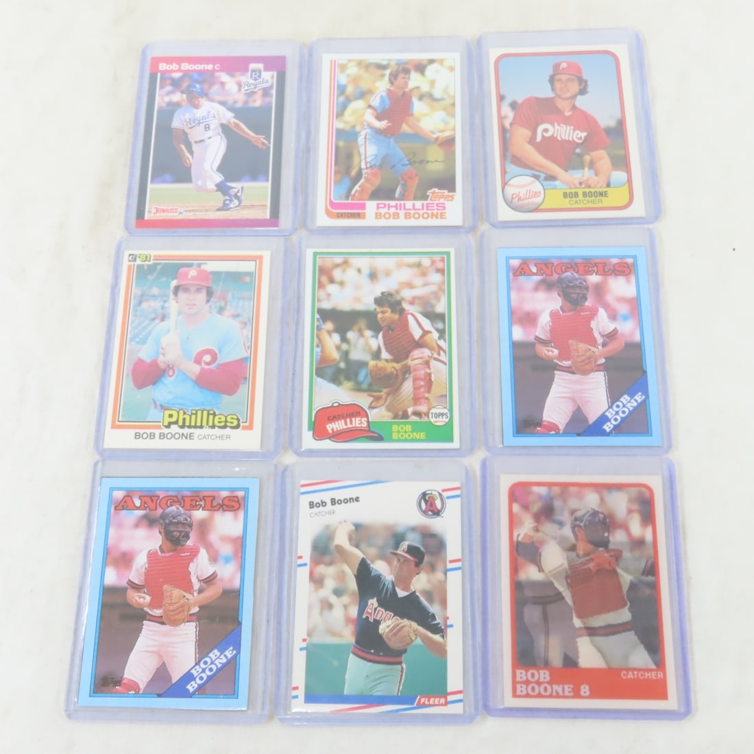 70+ Bob Boone 1970s & 80s Baseball Cards - 8