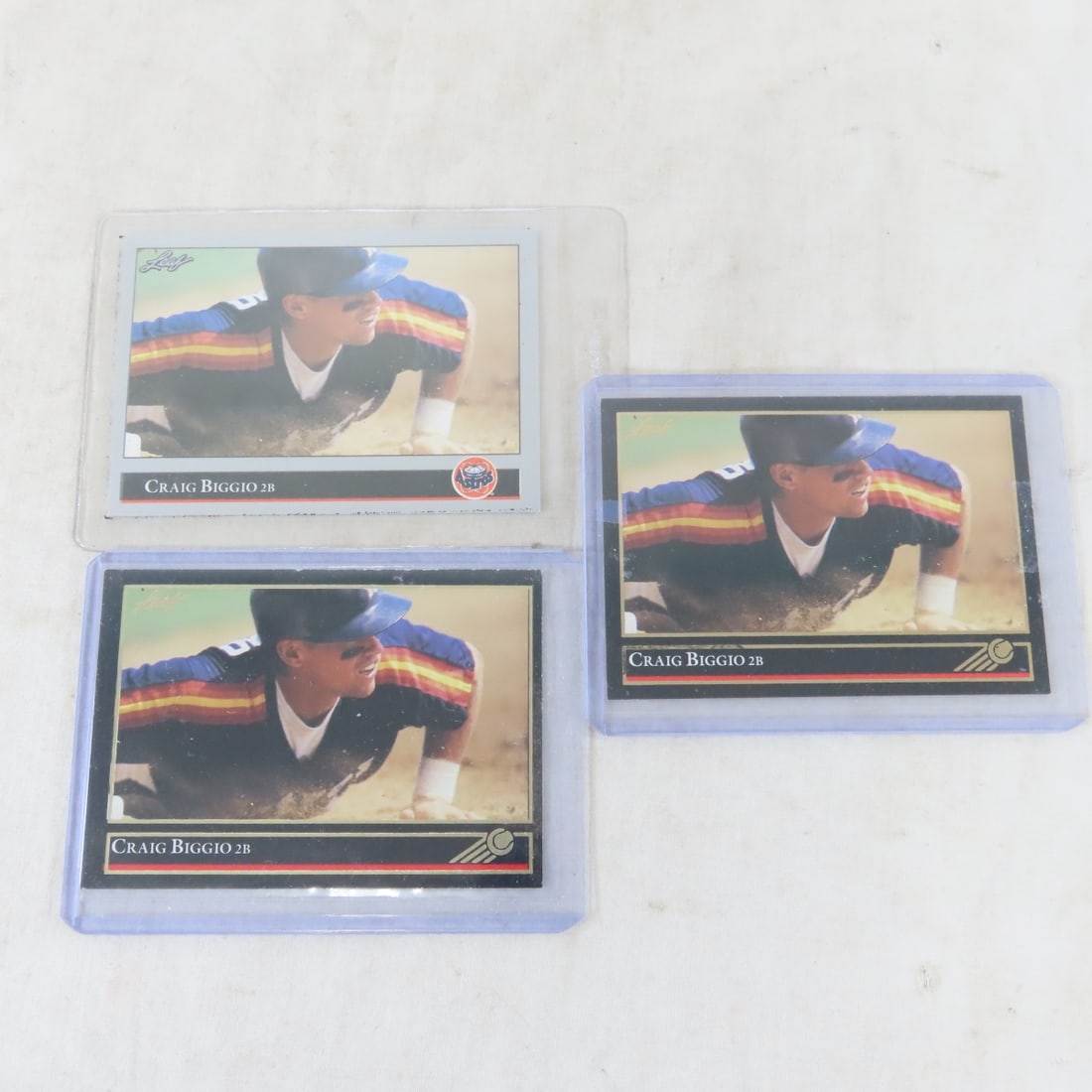 35 Craig Biggio Baseball Cards Including Rookies - 6