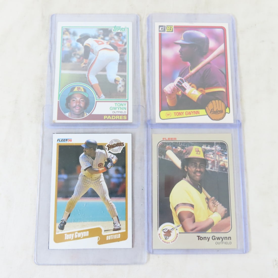 Tony Gwynn Rookie Cards Topps, Fleer & Donruss - 2