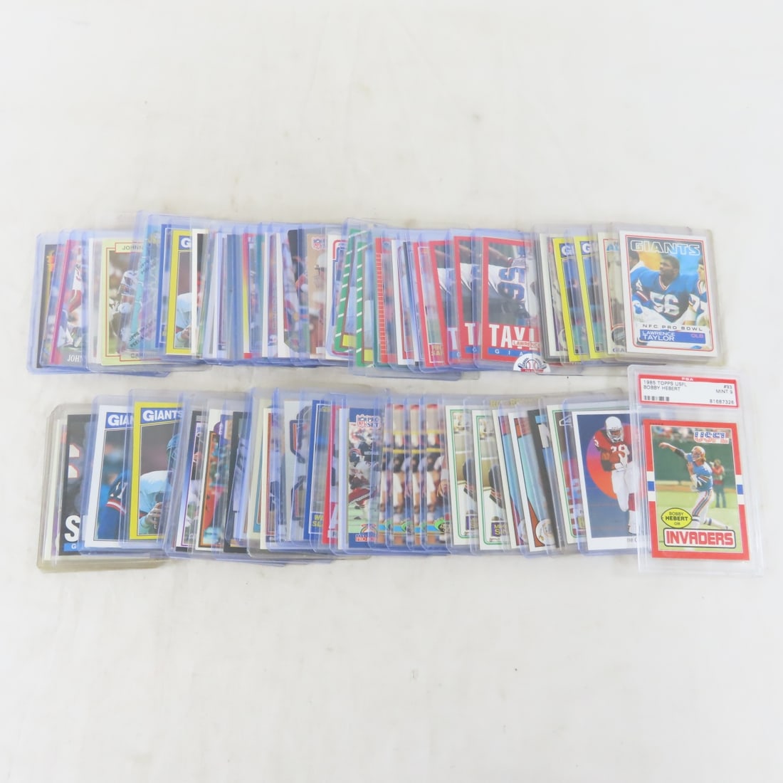 55+ 1980s and newer Football Cards Rookies & Stars (1 of 15)