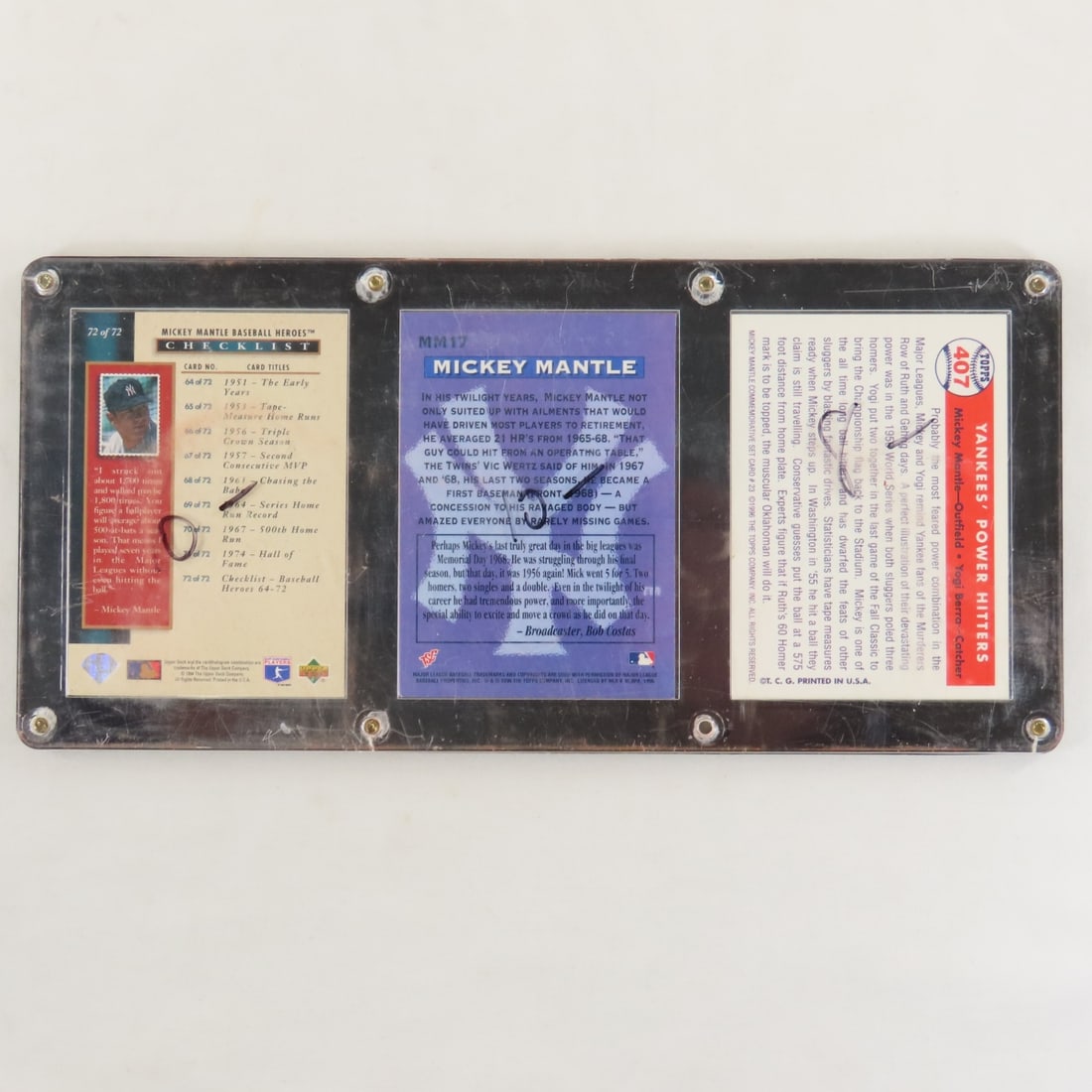Mantle, Thoms, Rose & Other Baseball Cards - 3