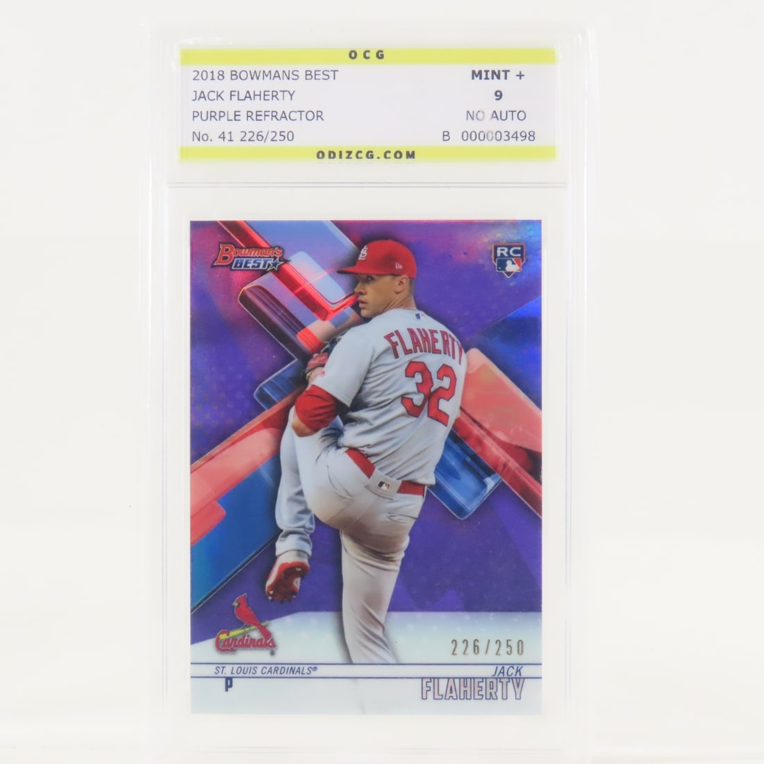 3 Odiz Graded Cards- Anderson, Flaherty & Montes - 5