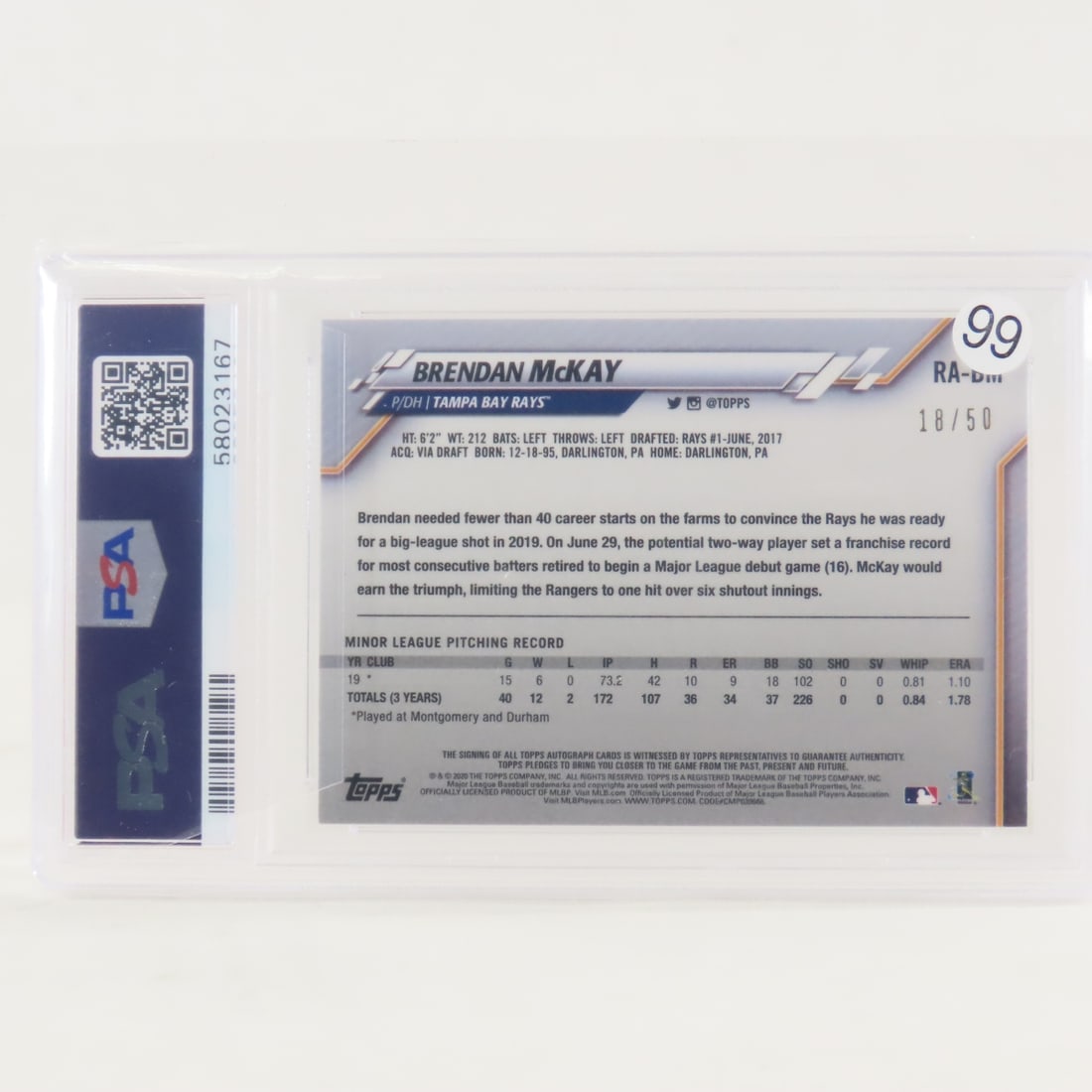 4 PSA Graded Baseball Cards 2020-2023 - 3