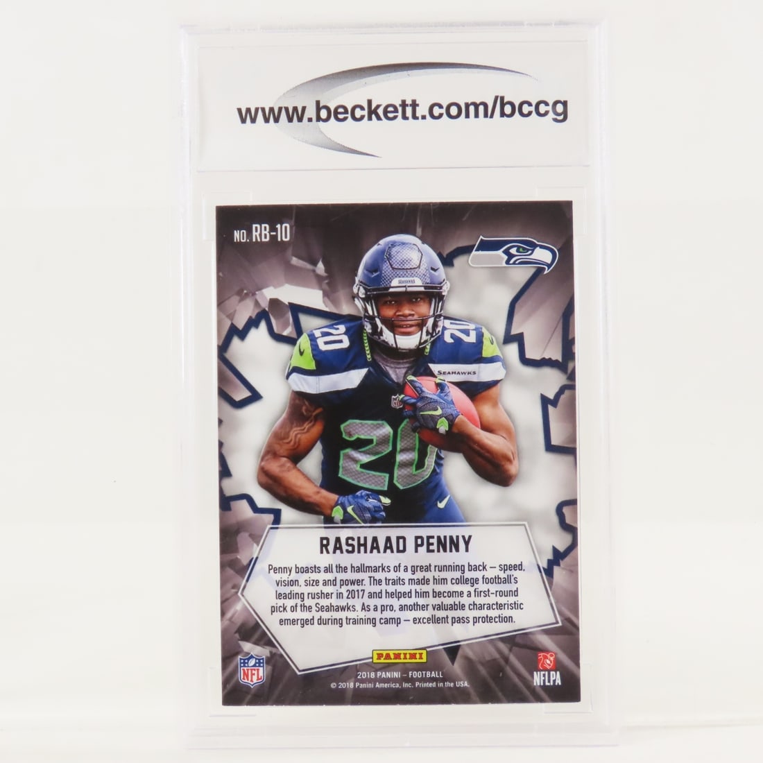 4 Beckett Graded Football Cards 2005-2021 - 7