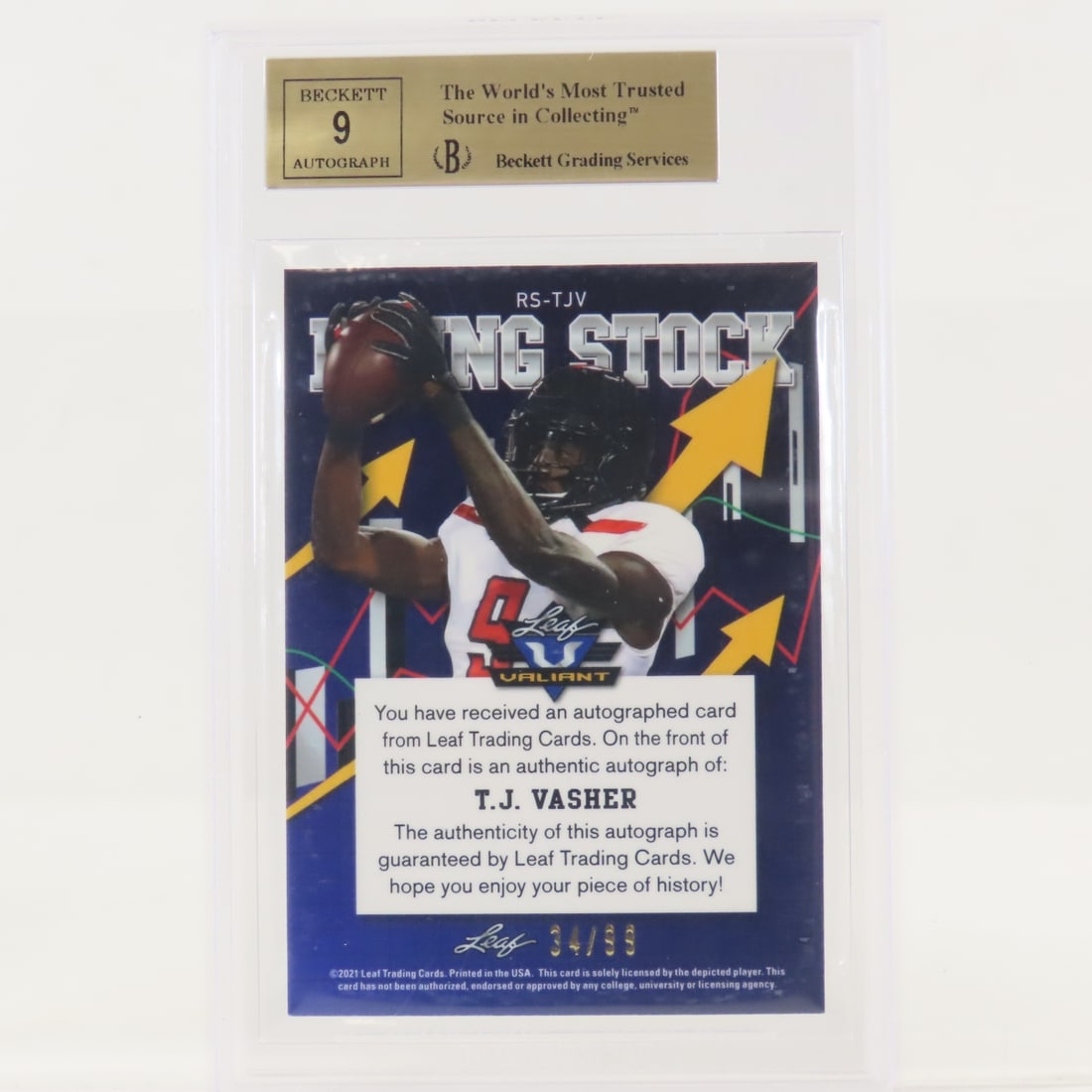 4 Beckett Graded Football Cards 2005-2021 - 9