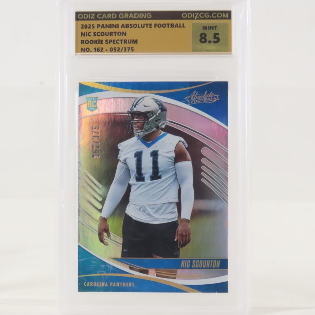 11 Odiz Graded Panini Absolute Football Cards - 2