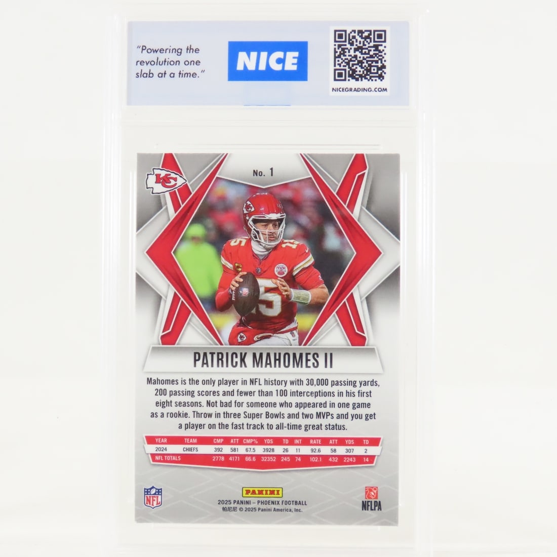4 Graded Patrick Mahomes II Football Cards - 5