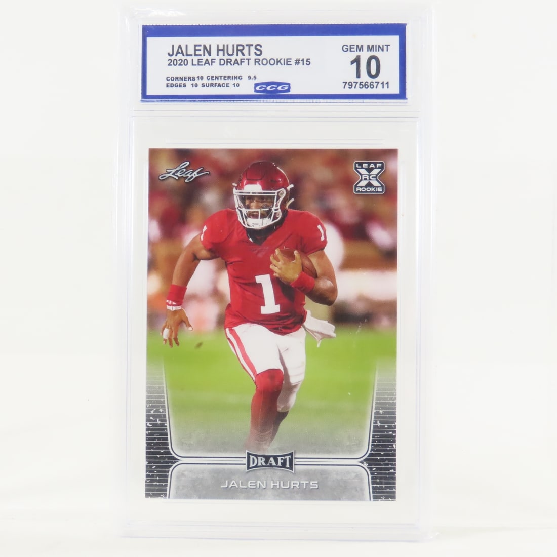 5 Graded Football Rookie Cards GEM MINT 10 - 2