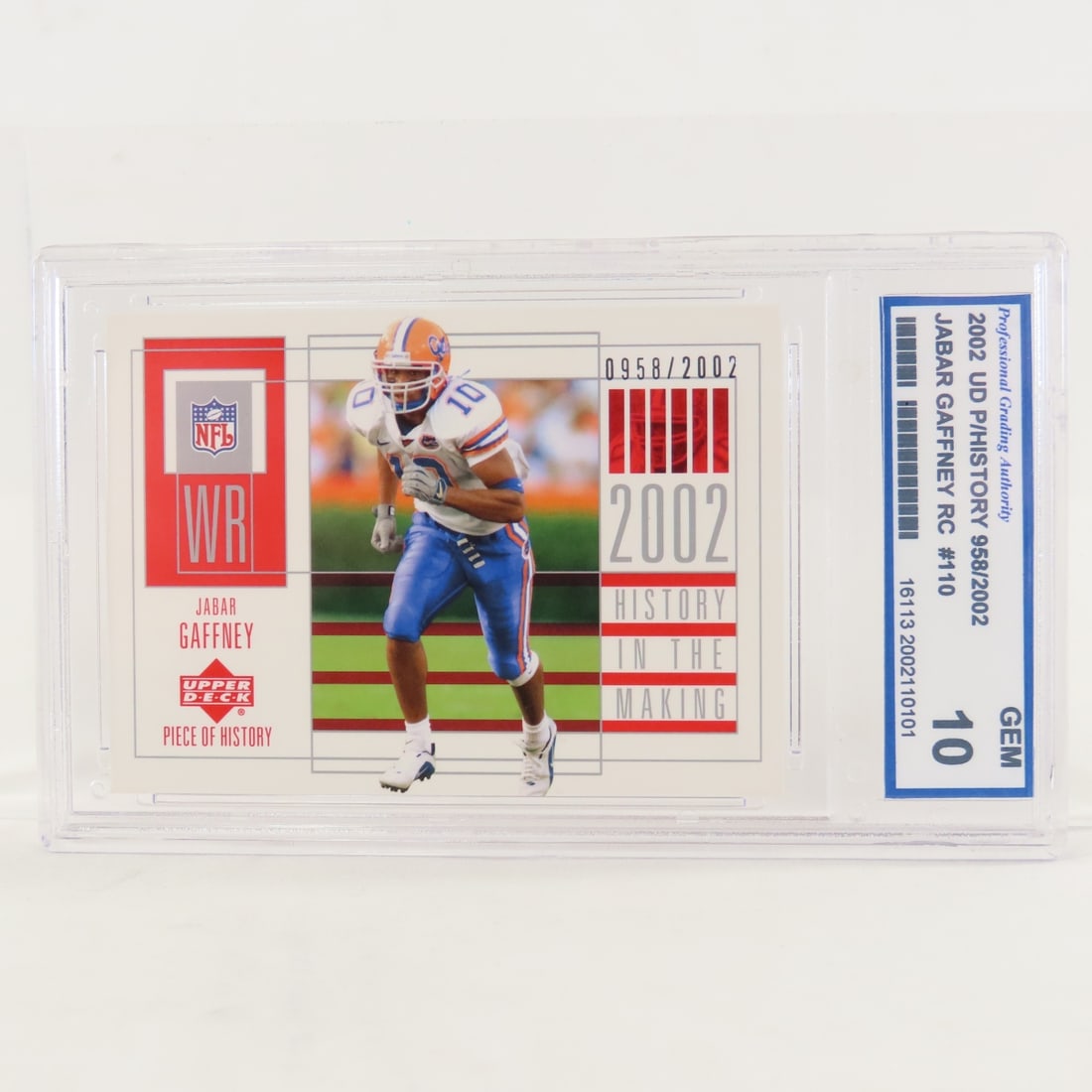5 Graded Football Rookie Cards GEM MINT 10 - 5