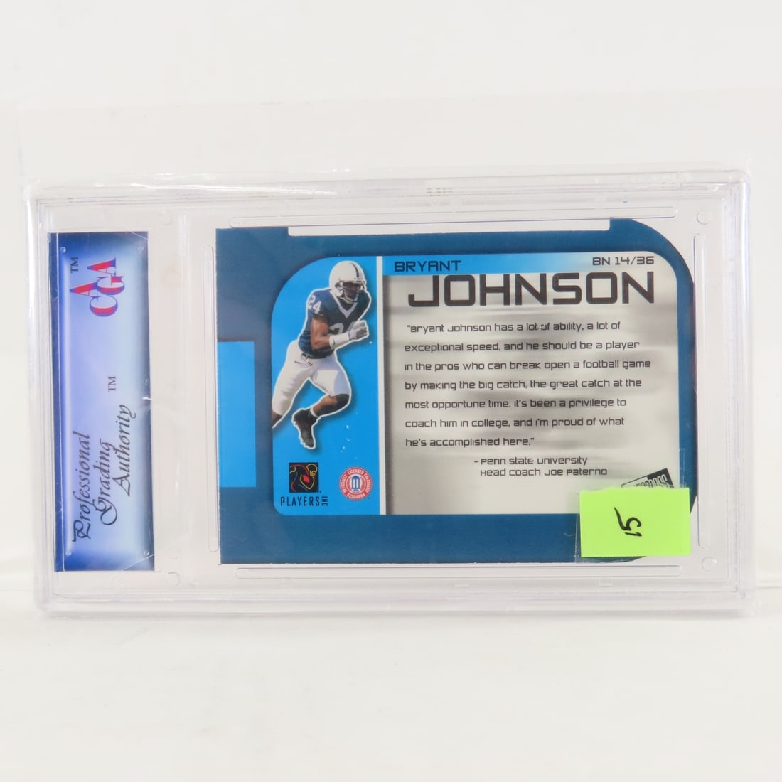 5 Graded Football Rookie Cards GEM MINT 10 - 8